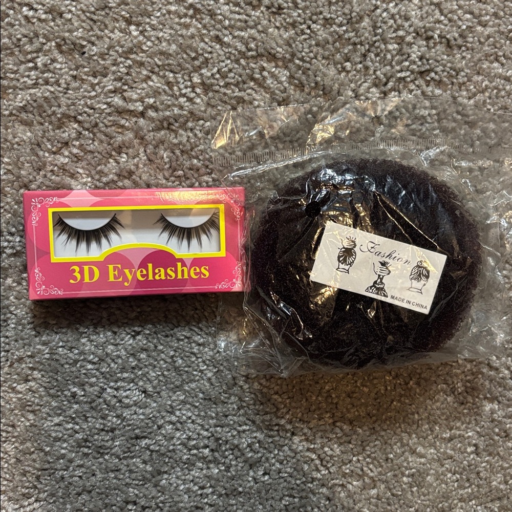 Mini Glam Bundle - 3D lashes + Bun Maker 👁️💁🏽‍♀️✨